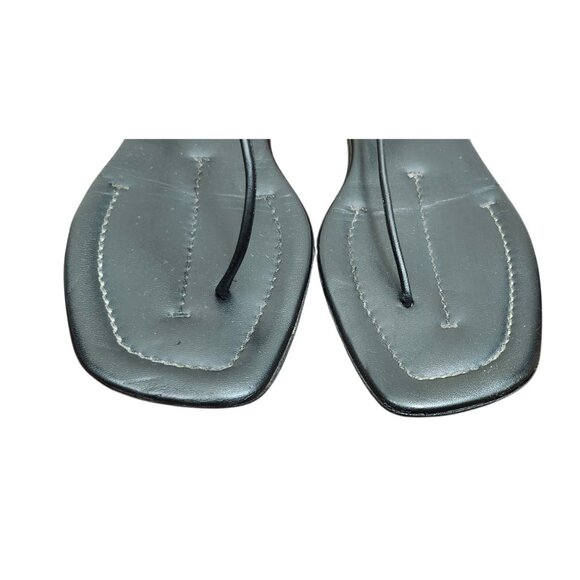 Prada Leather T-Strap Sandals Women's Size EU 40/US 9.5 - Picture 3 of 12